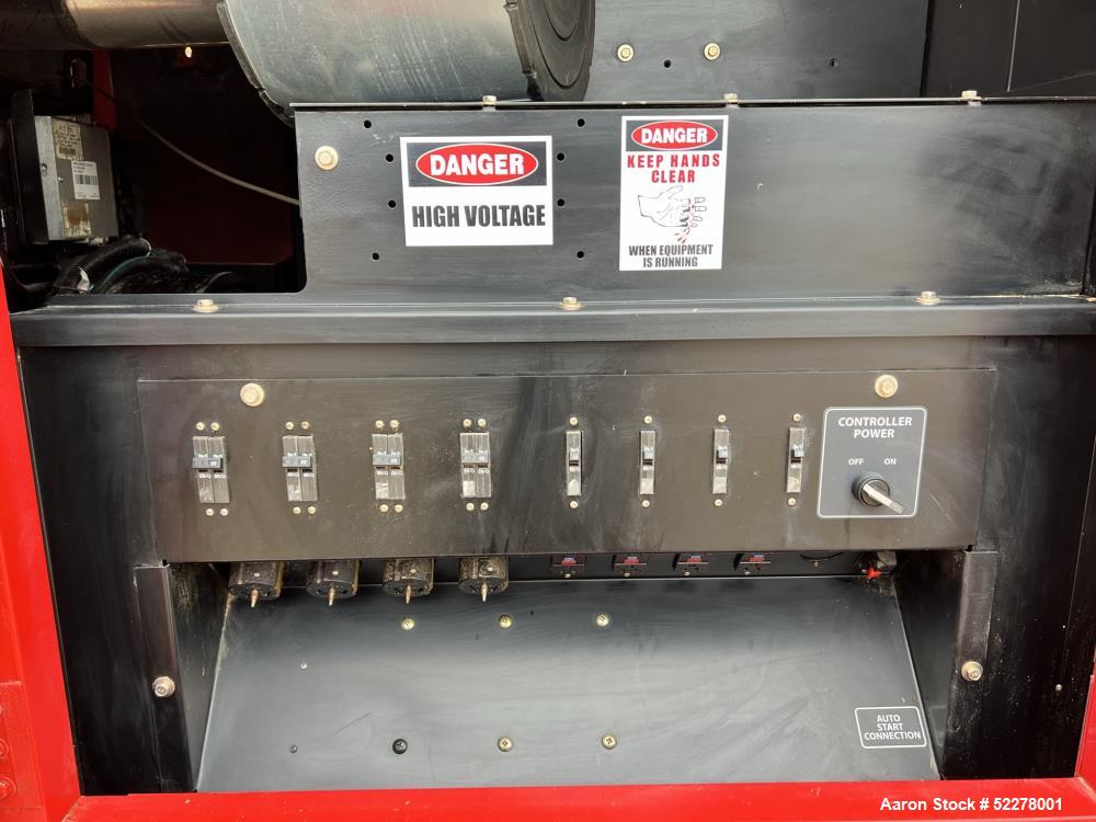 Used Baldor 200 kW Standby (180 kW prime) Rental Grade Portable Diesel Generator Set, model TS250T, SN-P1110270012. John Deere 6068HF475 engine rated 314 HP at 1800 RPM, SN-PE6068L114688, EPA tier 3 ...